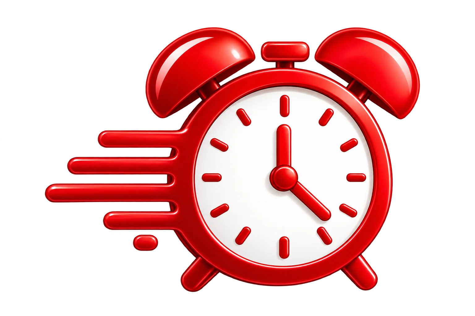 Shopping basket and clock representing advance orders
